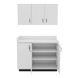 VetPro ER - 47" Wall-Mount Cabinet and Base Cabinet Exam Room Veterinary Cabinets - Kaemark