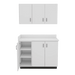 VetPro ER - 47" Wall-Mount Cabinet and Base Cabinet Exam Room Veterinary Cabinets - Kaemark