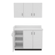 VetPro ER - 47" Wall-Mount Cabinet and Base Cabinet Exam Room Veterinary Cabinets - Kaemark