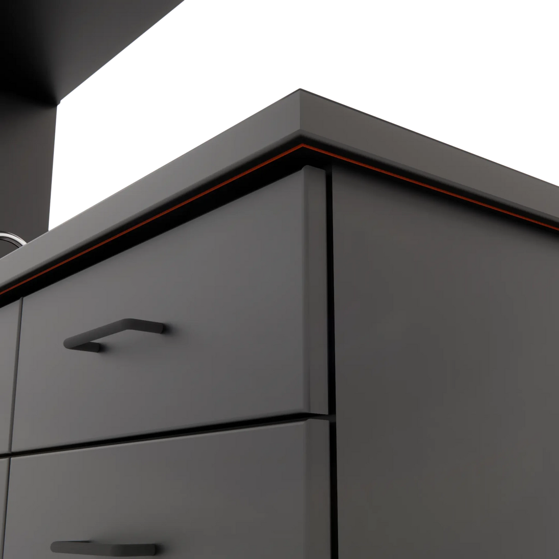 VetPro LB - 8' Wall-Mount Cabinet and Combo Base Cabinet Lab Room Veterinary Cabinet Package - Kaemark