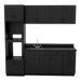 VetPro LB - 8' Wall-Mount Cabinet and Combo Base Cabinet Lab Room Veterinary Cabinet Package - Kaemark