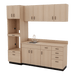 VetPro LB - 8' Wall-Mount Cabinet and Combo Base Cabinet Lab Room Veterinary Cabinet Package - Kaemark