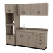 VetPro LB - 8' Wall-Mount Cabinet and Combo Base Cabinet Lab Room Veterinary Cabinet Package - Kaemark