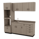 VetPro LB - 8' Wall-Mount Cabinet and Combo Base Cabinet Lab Room Veterinary Cabinet Package - Kaemark