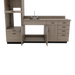 VetPro LB - 8' Wall-Mount Cabinet and Combo Base Cabinet Lab Room Veterinary Cabinet Package - Kaemark