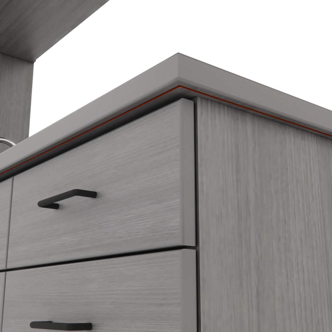 VetPro LB - 8' Wall-Mount Cabinet and Combo Base Cabinet Lab Room Veterinary Cabinet Package - Kaemark