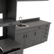 VetPro LB - 8' Wall-Mount Cabinet and Combo Base Cabinet Lab Room Veterinary Cabinet Package - Kaemark