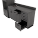 VetPro LB - 8' Wall-Mount Cabinet and Combo Base Cabinet Lab Room Veterinary Cabinet Package - Kaemark