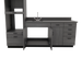 VetPro LB - 8' Wall-Mount Cabinet and Combo Base Cabinet Lab Room Veterinary Cabinet Package - Kaemark