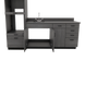 VetPro LB - 8' Wall-Mount Cabinet and Combo Base Cabinet Lab Room Veterinary Cabinet Package - Kaemark