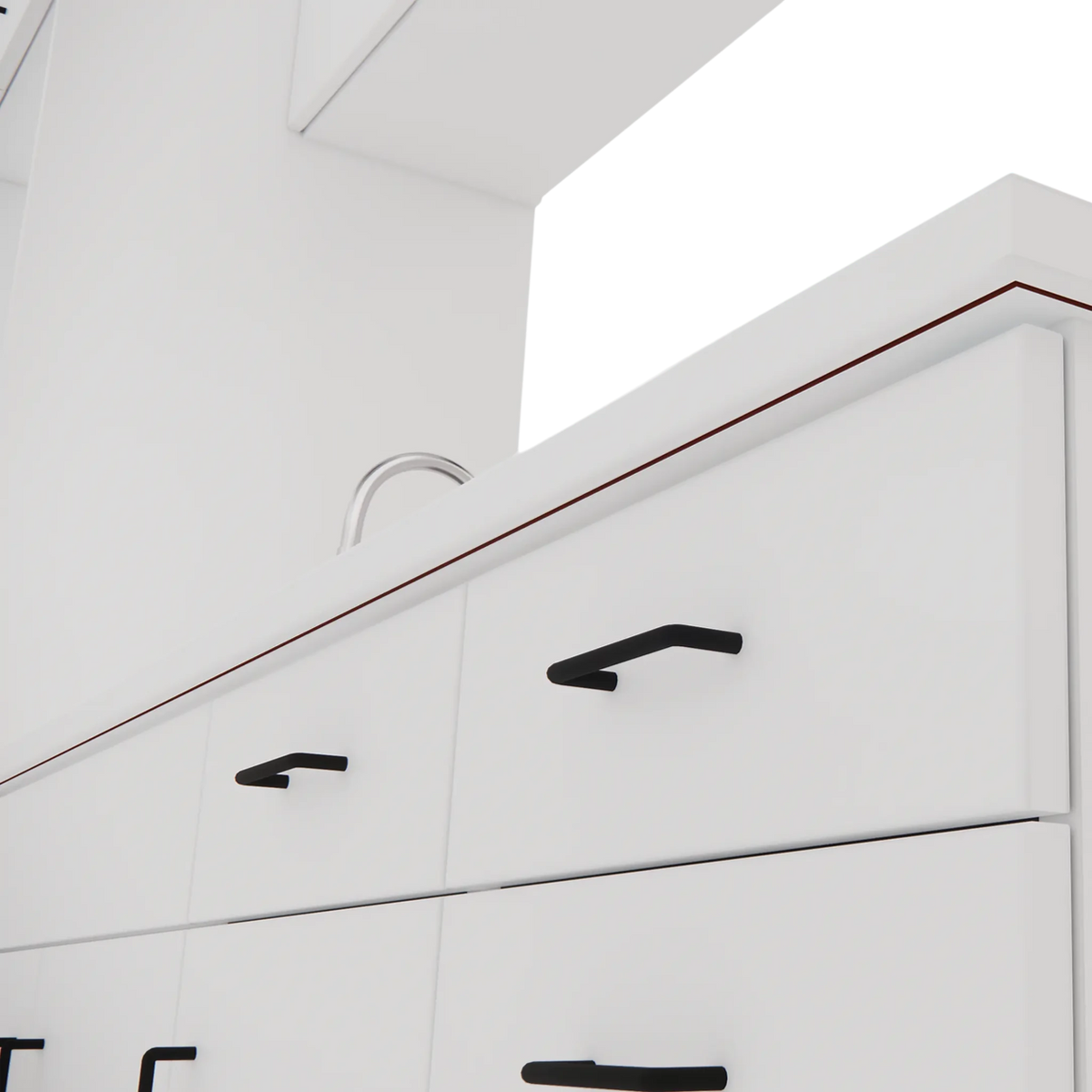 VetPro LB - 8' Wall-Mount Cabinet and Combo Base Cabinet Lab Room Veterinary Cabinet Package - Kaemark