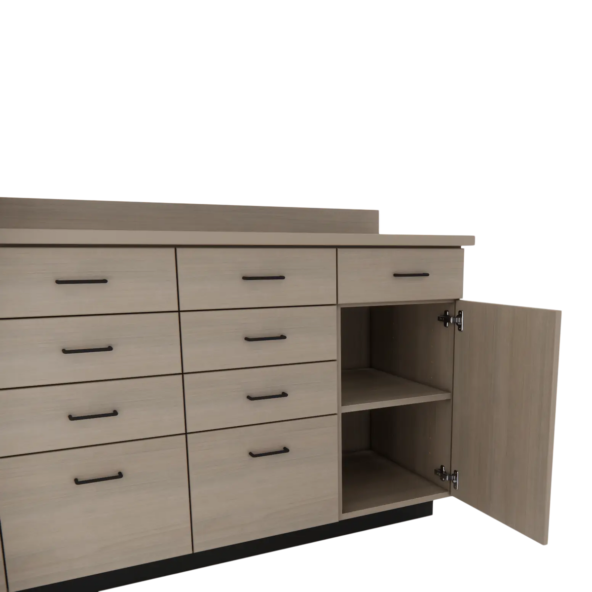 VetPro RX - 5' Wall-Mount Shelves and Combo Base Cabinet Pharmacy Veterinary Cabinet Package - Kaemark