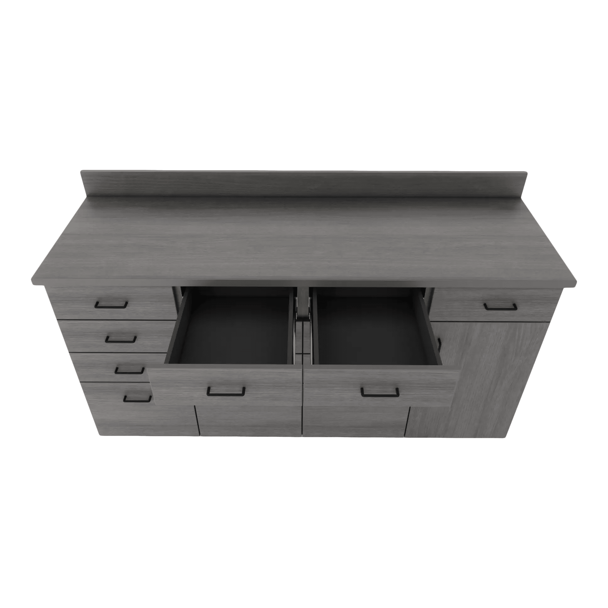 VetPro RX - 5' Wall-Mount Shelves and Combo Base Cabinet Pharmacy Veterinary Cabinet Package - Kaemark