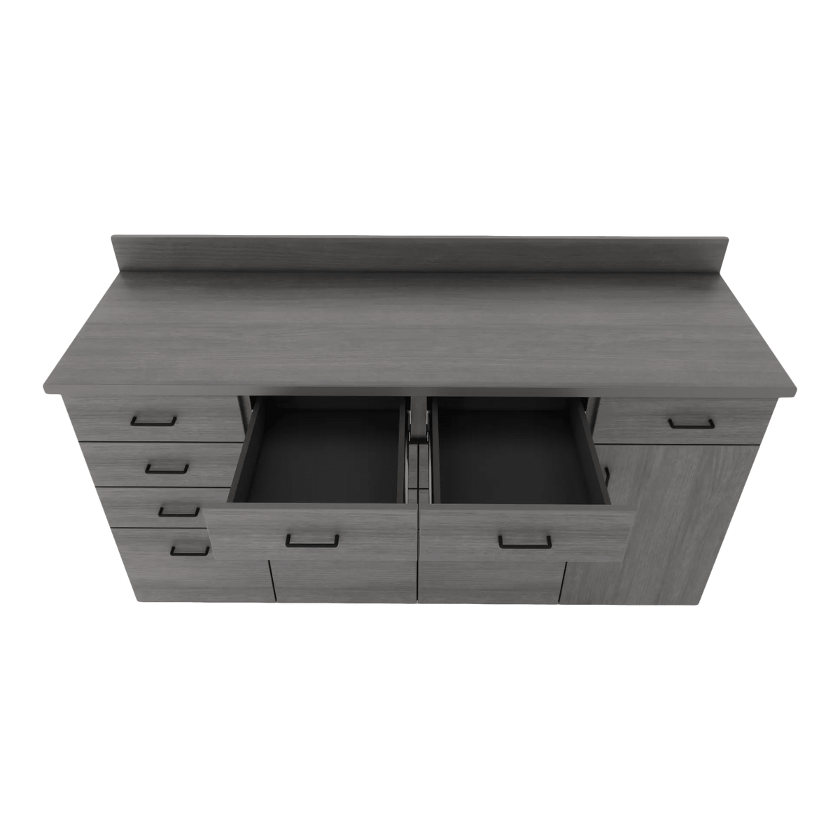 VetPro RX - 5' Wall-Mount Shelves and Combo Base Cabinet Pharmacy Veterinary Cabinet Package - Kaemark