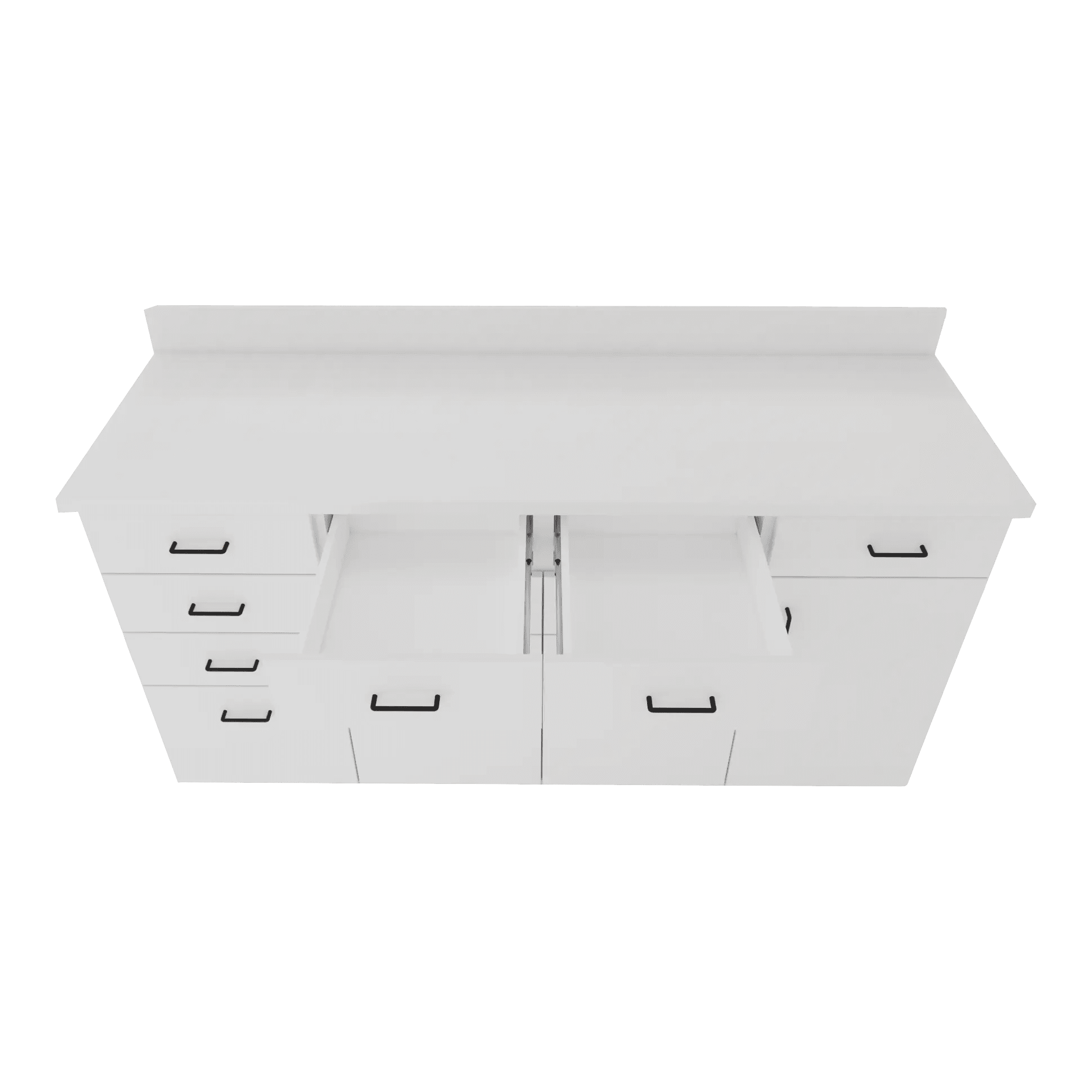 VetPro RX - 5' Wall-Mount Shelves and Combo Base Cabinet Pharmacy Veterinary Cabinet Package - Kaemark