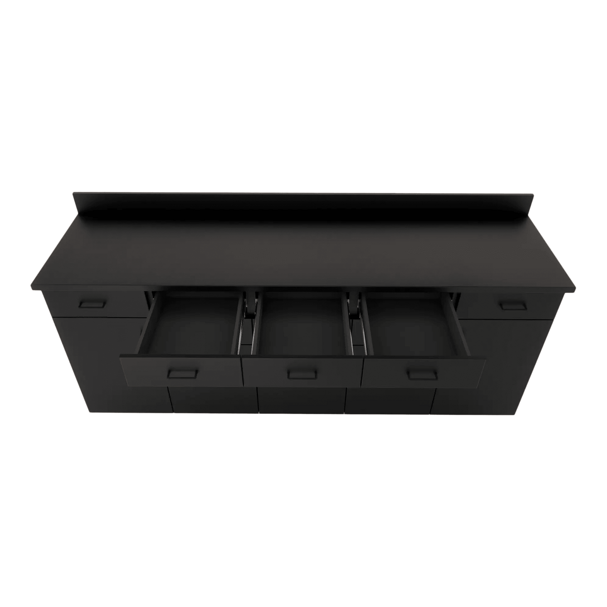 VetPro RX - 7' Wall-Mount Shelves and Combo Base Cabinet Pharmacy Room Veterinary Cabinet Package - Kaemark