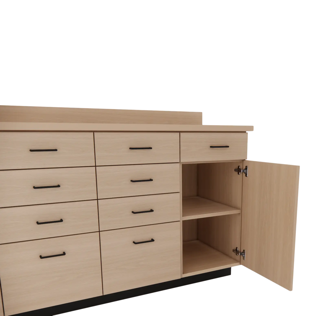 VetPro RX - 7' Wall-Mount Shelves and Combo Base Cabinet Pharmacy Room Veterinary Cabinet Package - Kaemark