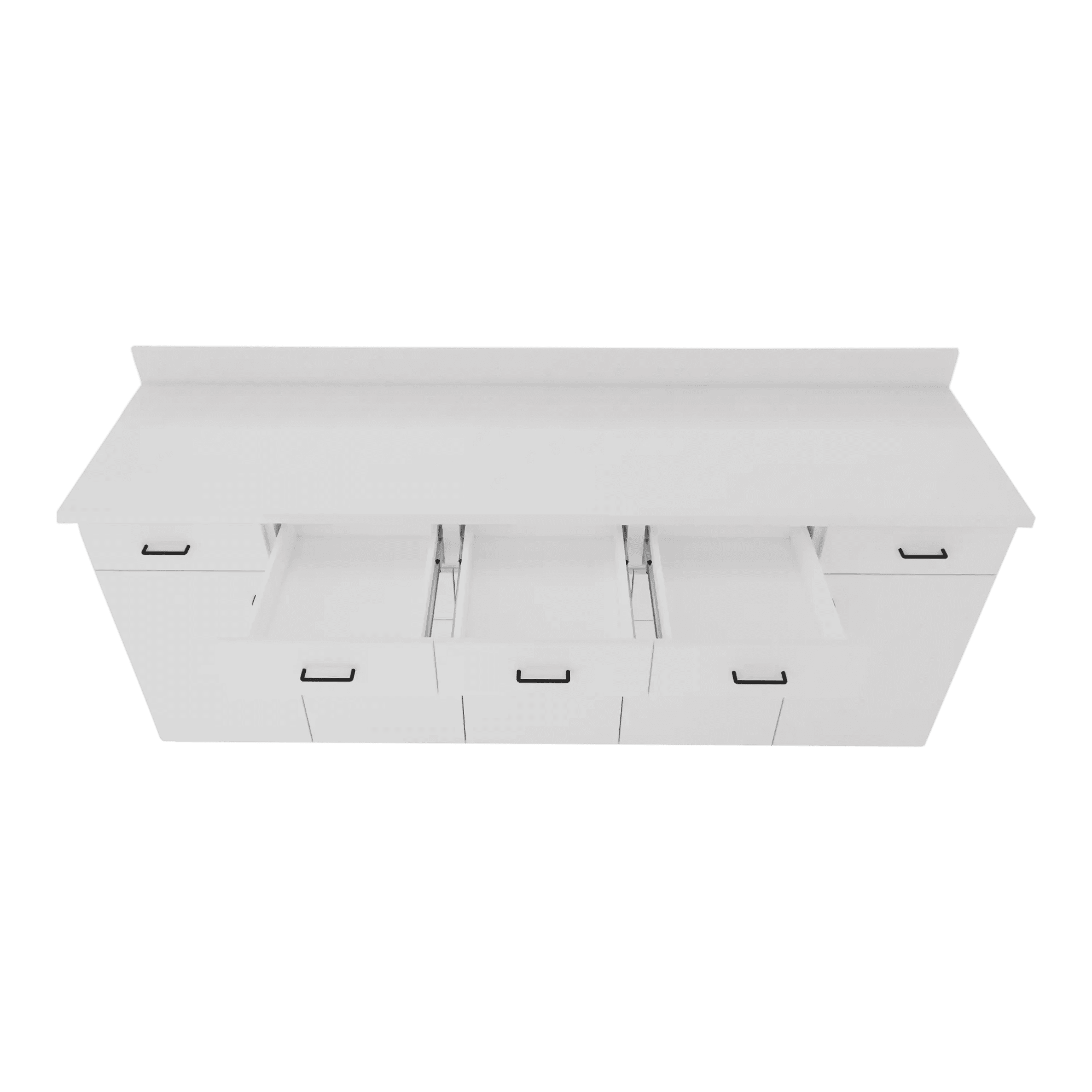 VetPro RX - 7' Wall-Mount Shelves and Combo Base Cabinet Pharmacy Room Veterinary Cabinet Package - Kaemark