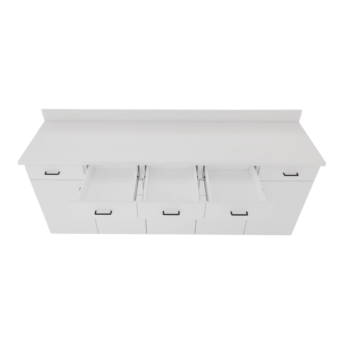 VetPro RX - 7' Wall-Mount Shelves and Combo Base Cabinet Pharmacy Room Veterinary Cabinet Package - Kaemark