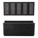 VetPro OR - 7' Clear Wall-Mount Cabinet and Combo Base Cabinet Surgery Room Veterinary Cabinet Package - Kaemark