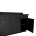 VetPro OR - 7' Clear Wall-Mount Cabinet and Combo Base Cabinet Surgery Room Veterinary Cabinet Package - Kaemark