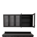 VetPro OR - 7' Clear Wall-Mount Cabinet and Combo Base Cabinet Surgery Room Veterinary Cabinet Package - Kaemark