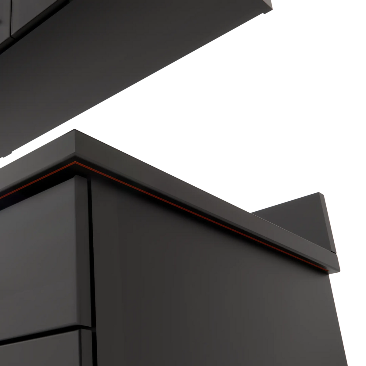 VetPro OR - 7' Clear Wall-Mount Cabinet and Combo Base Cabinet Surgery Room Veterinary Cabinet Package - Kaemark
