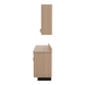 VetPro OR - 7' Clear Wall-Mount Cabinet and Combo Base Cabinet Surgery Room Veterinary Cabinet Package - Kaemark