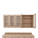 VetPro OR - 7' Clear Wall-Mount Cabinet and Combo Base Cabinet Surgery Room Veterinary Cabinet Package - Kaemark