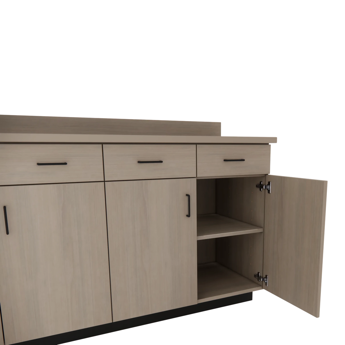 VetPro OR - 7' Clear Wall-Mount Cabinet and Combo Base Cabinet Surgery Room Veterinary Cabinet Package - Kaemark