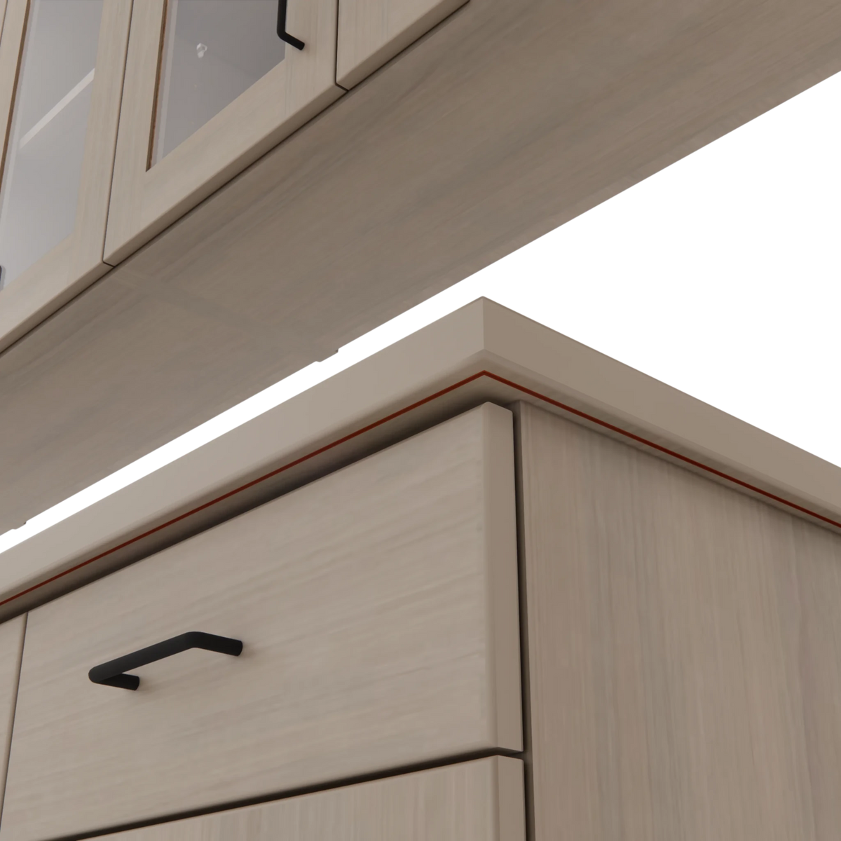 VetPro OR - 7' Clear Wall-Mount Cabinet and Combo Base Cabinet Surgery Room Veterinary Cabinet Package - Kaemark