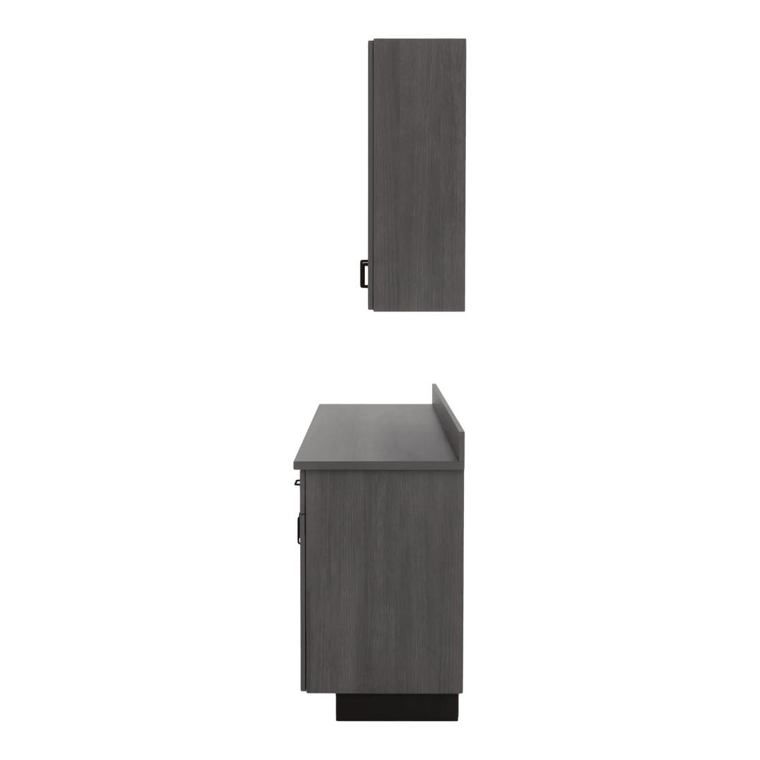 VetPro OR - 7' Clear Wall-Mount Cabinet and Combo Base Cabinet Surgery Room Veterinary Cabinet Package - Kaemark