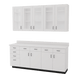 VetPro OR - 7' Clear Wall-Mount Cabinet and Combo Base Cabinet Surgery Room Veterinary Cabinet Package - Kaemark
