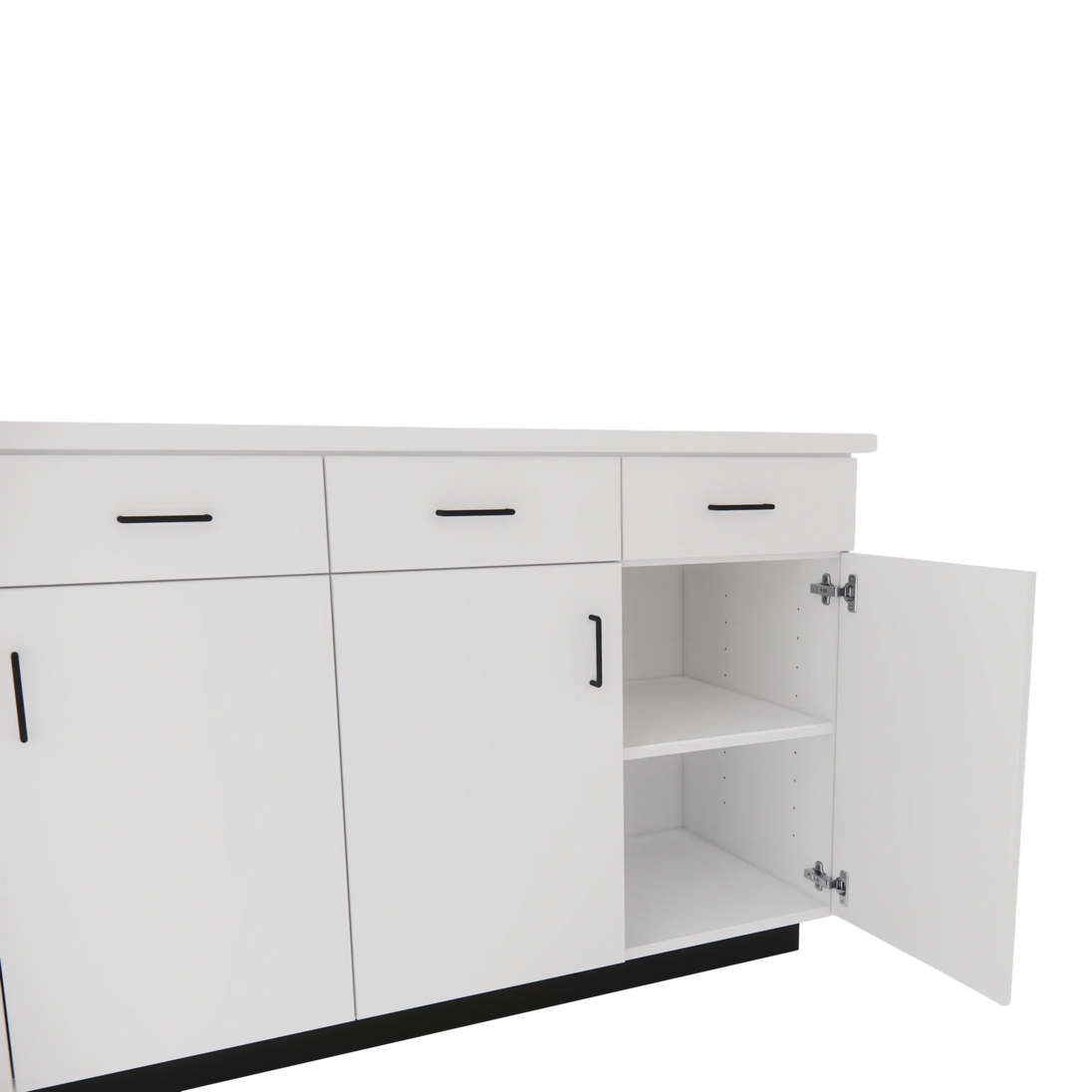 VetPro OR - 7' Clear Wall-Mount Cabinet and Combo Base Cabinet Surgery Room Veterinary Cabinet Package - Kaemark