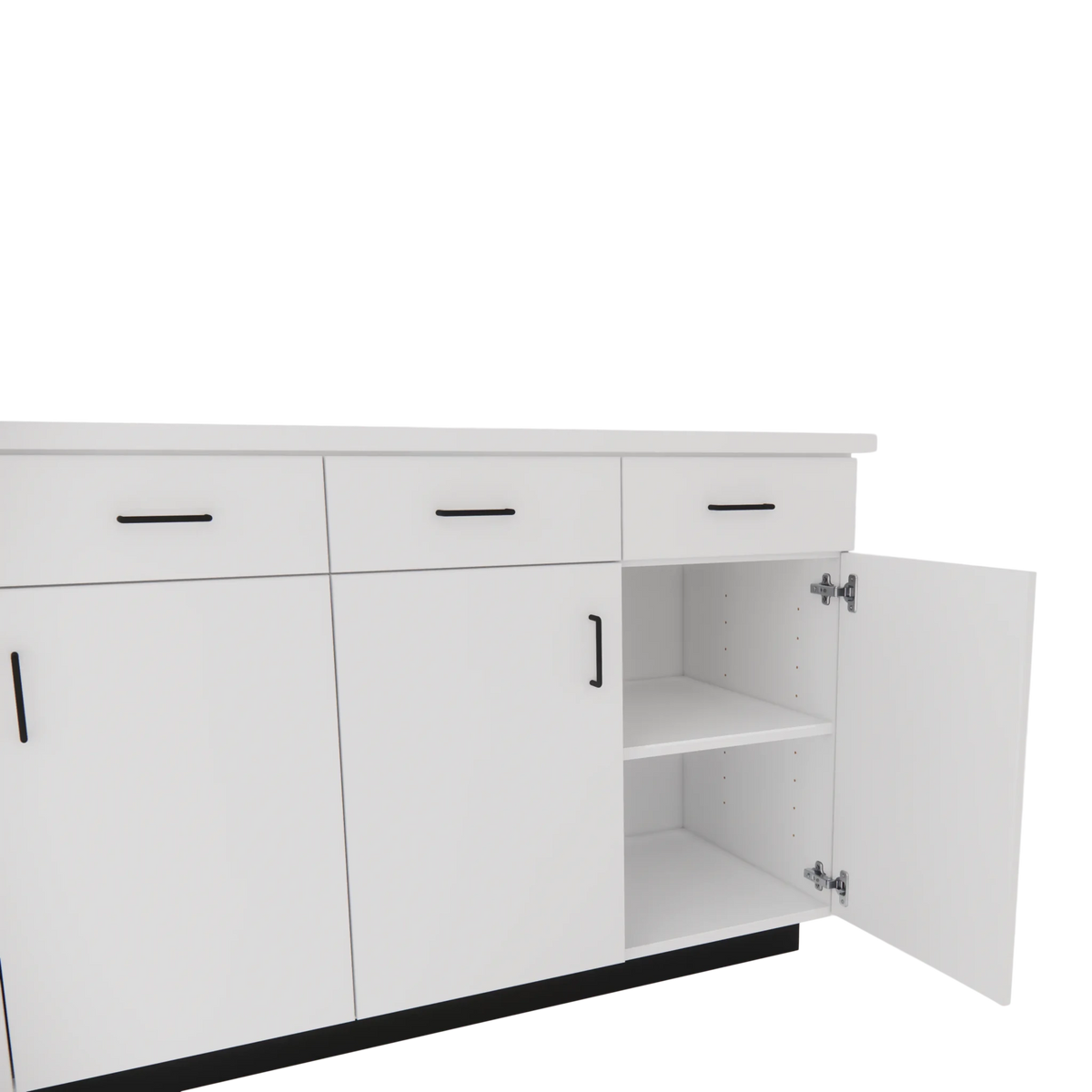 VetPro OR - 7' Clear Wall-Mount Cabinet and Combo Base Cabinet Surgery Room Veterinary Cabinet Package - Kaemark