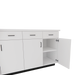 VetPro OR - 7' Clear Wall-Mount Cabinet and Combo Base Cabinet Surgery Room Veterinary Cabinet Package - Kaemark