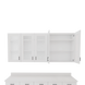 VetPro OR - 7' Clear Wall-Mount Cabinet and Combo Base Cabinet Surgery Room Veterinary Cabinet Package - Kaemark