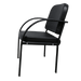 Oliver Black Reception Chair - Black - Kaemark