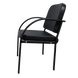 Oliver Black Reception Chair - Black - Kaemark