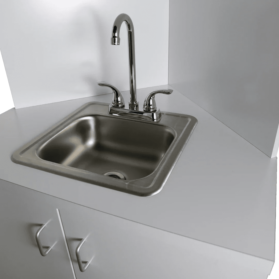 Aura Corner Cabinet with Sink - Kaemark