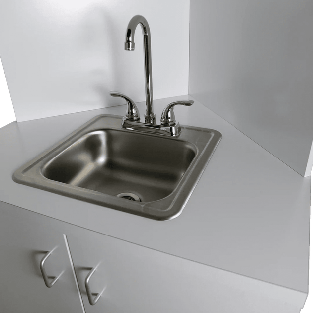 Aura Corner Cabinet with Sink - Kaemark