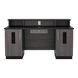 Crystal Reception Desk with Solid Surface Counter Top - Kaemark