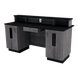 Crystal Reception Desk with Solid Surface Counter Top - Kaemark
