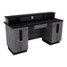 Crystal Reception Desk with Solid Surface Counter Top - Kaemark