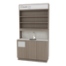 Deluxe Professional Color Bar with Stainless Steel Sink & Storage - Kaemark