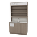 Deluxe Professional Color Bar with Stainless Steel Sink & Storage - Kaemark