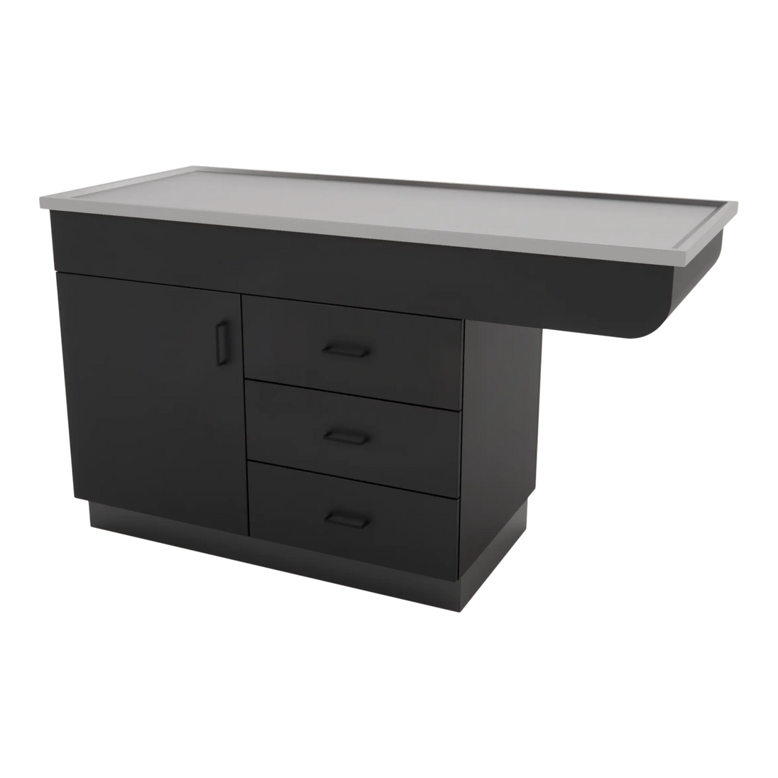 SterilSteel 60" Dry Table Counter with Inner Lip - Kaemark