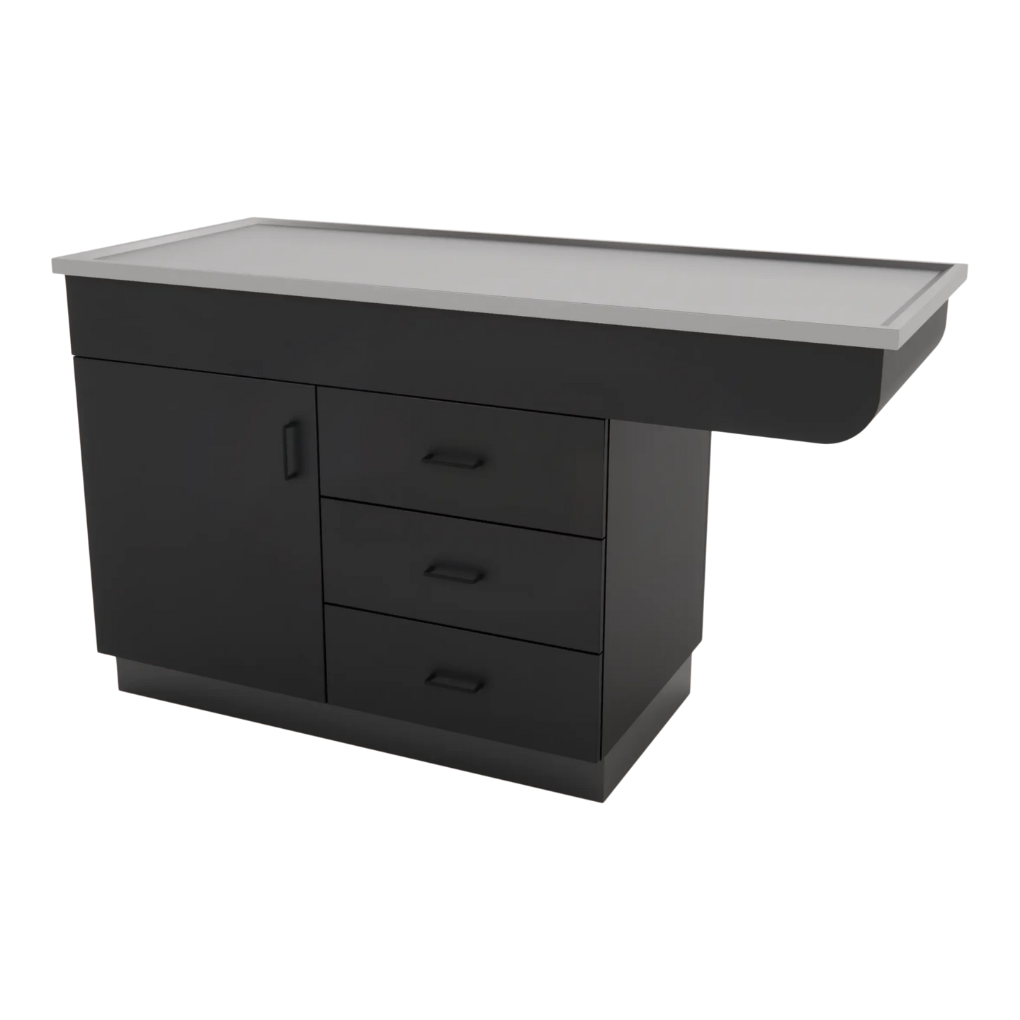 SterilSteel 60" Dry Table Counter with Inner Lip - Kaemark