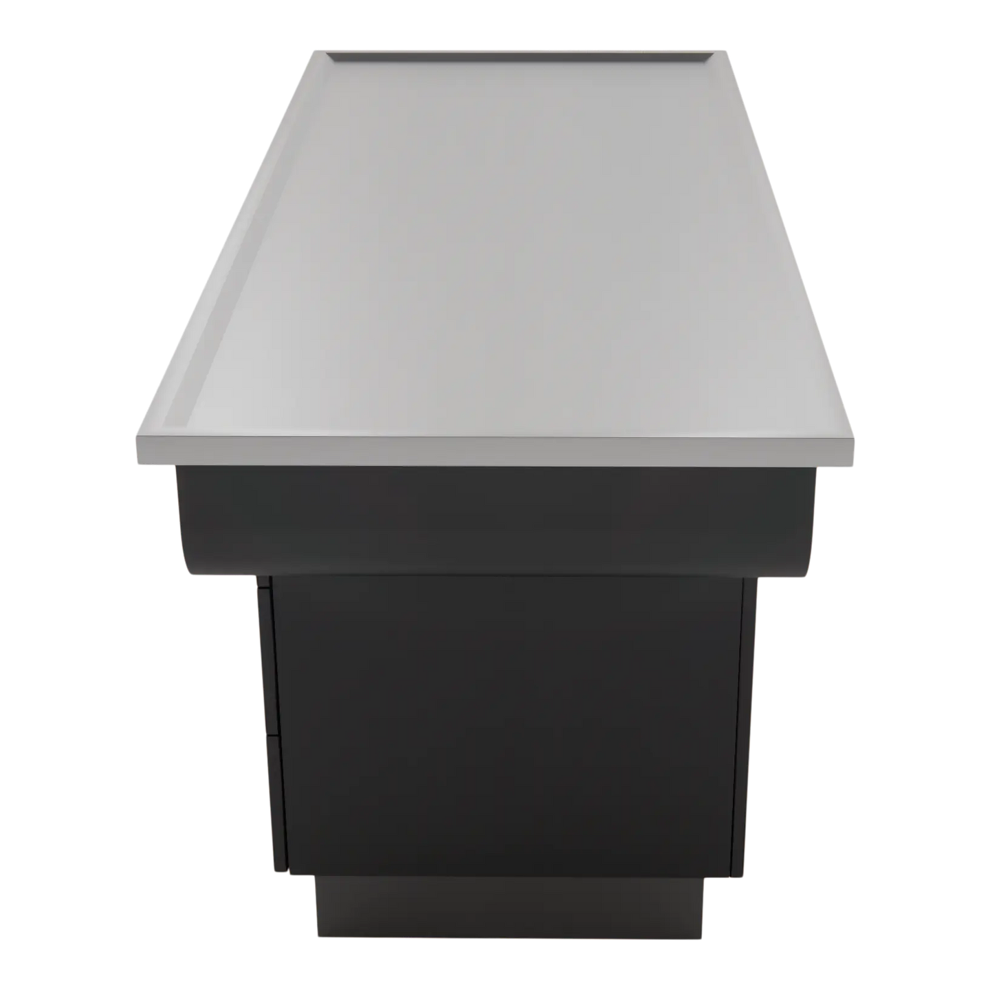 SterilSteel 60" Dry Table Counter with Inner Lip - Kaemark