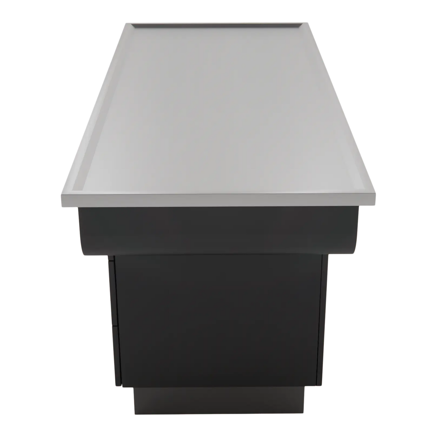 SterilSteel 60" Dry Table Counter with Inner Lip - Kaemark
